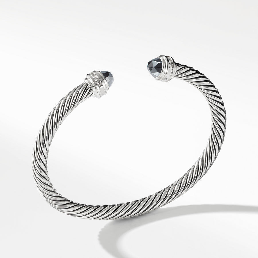 Cable Classic Bracelet with Hermatine and Diamonds