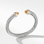 Cable Classics Bracelet with Citrine and 14K Gold