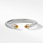 Cable Classics Bracelet with Citrine and 14K Gold