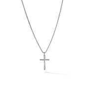 The Crossover Collection Cross Necklace with Diamonds