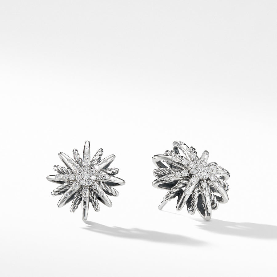 Starburst Small Earrings with Diamonds