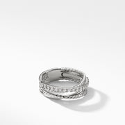 The Crossover Collection Ring with Diamonds