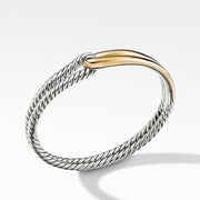 Labyrinth Single-Loop Bracelet with Gold