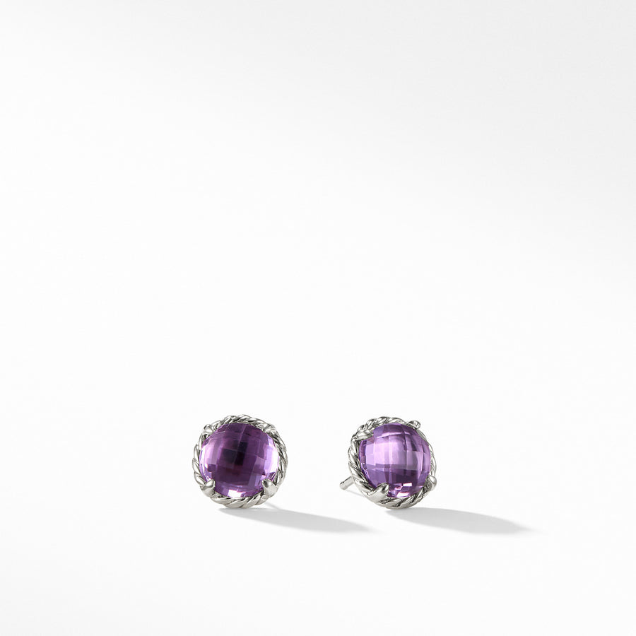 Chatelaine Earrings with Amethyst