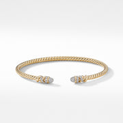 Petite Helena Bracelet in 18K Yellow Gold with Pave Diamond