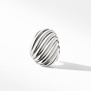 Sculpted Cable Ring in Sterling Silver