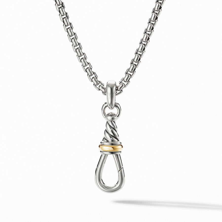 Medium Cable Amulet Grabber with 18K Yellow Gold