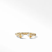 Renaissance Color Ring in 18K Yellow Gold with Pearls and Diamonds