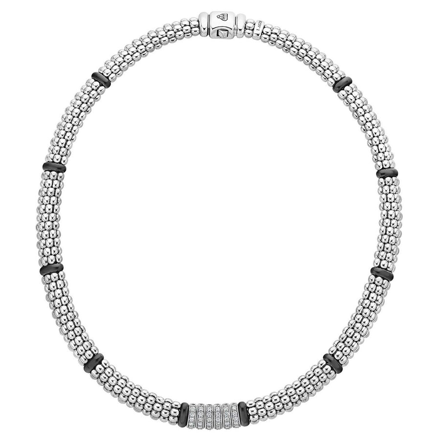 Black Caviar Diamond Necklace