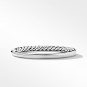 Sculpted Cable and Smooth Bangle Bracelet
