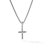 Cable Classic Cross Pendant with Diamond