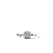 Petite Chatelaine Ring with Full Pave Diamonds