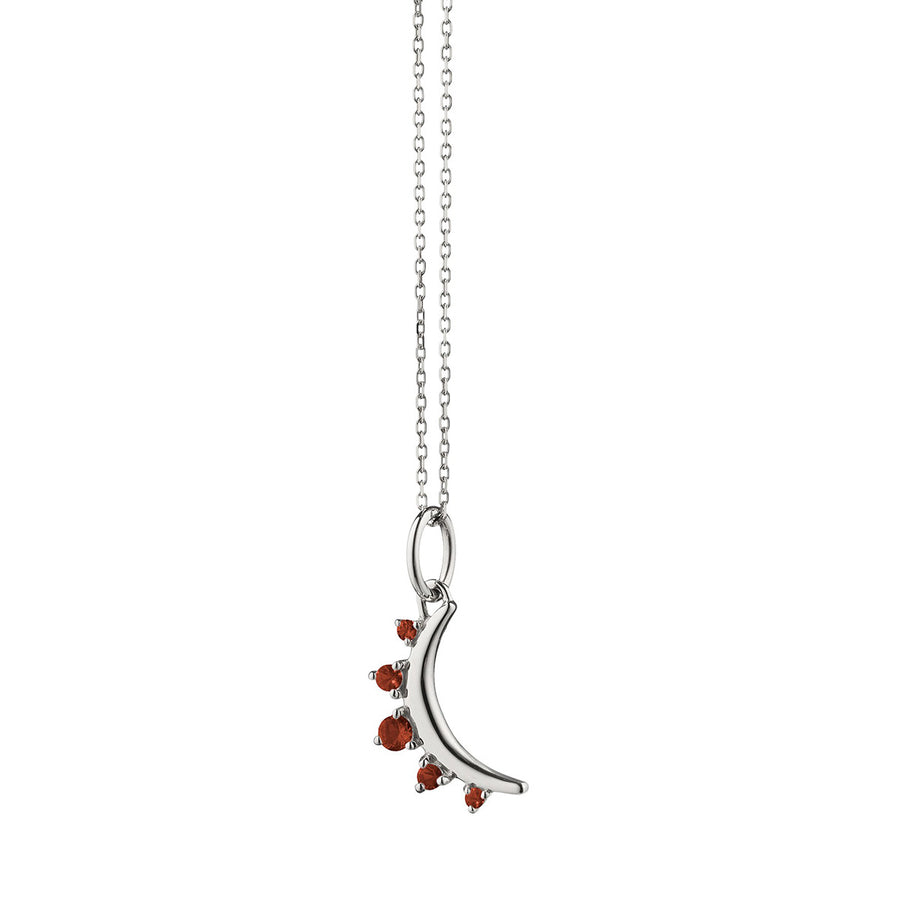 January Garnet Moon Birthstone Necklace