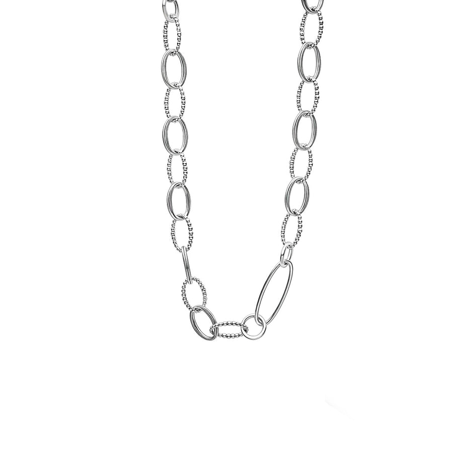 20-Inch Smooth and Oval Link Chain Necklace