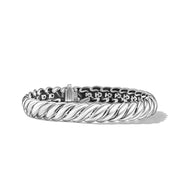 Sculpted Cable Bracelet in Sterling Silver