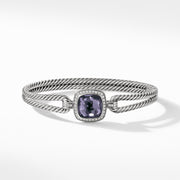 Albion Bracelet with Black Orchid and Diamonds