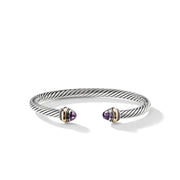 Cable Classic Bracelet with Amethyst and Gold