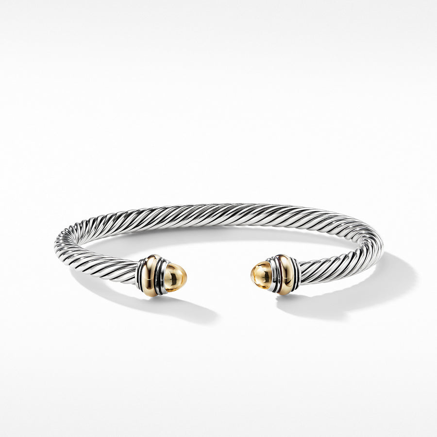 Cable Classic Bracelet with Gold