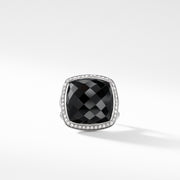 Albion Ring with Black Onyx and Diamonds