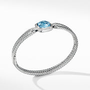 Bracelet with Blue Topaz and Diamonds