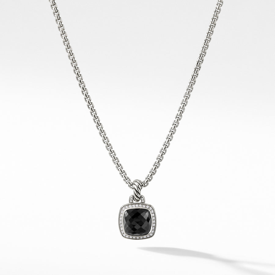 Pendant with Black Onyx and Diamonds