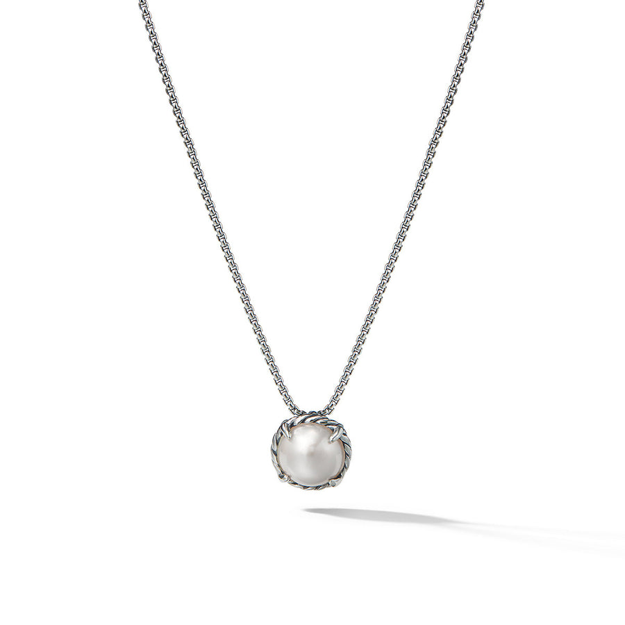 Chatelaine Pendant Necklace with Pearl