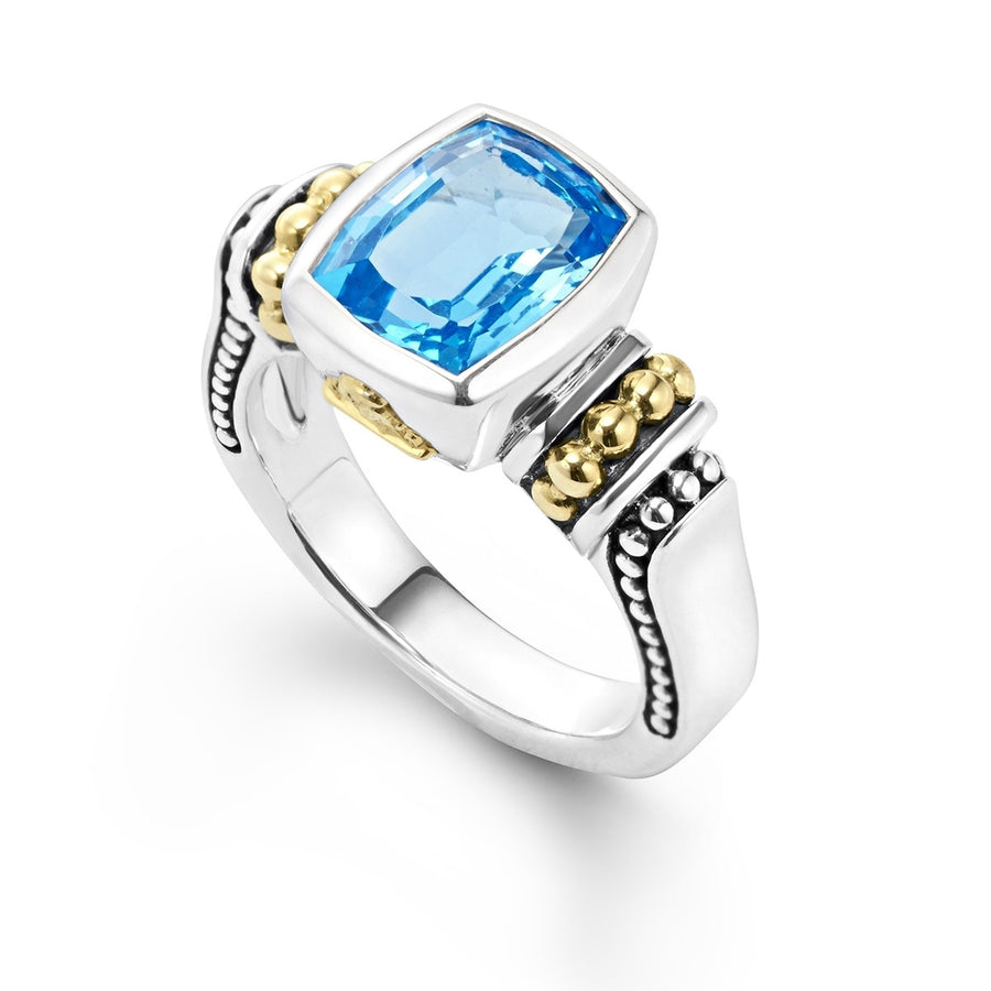 Caviar Color Gemstone Ring