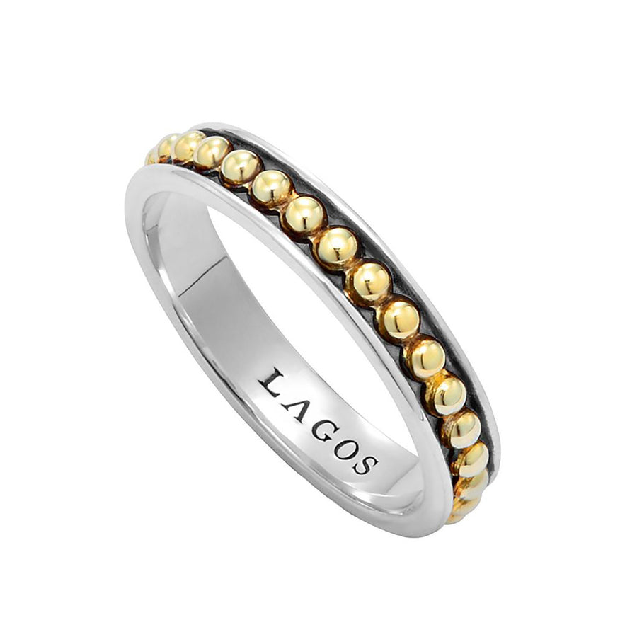 Caviar Gold Ring