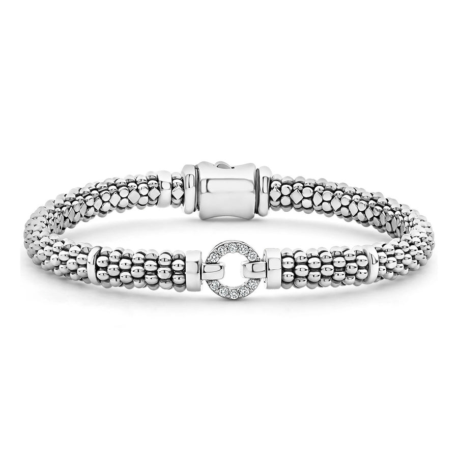 Diamond Circle Caviar Bracelet