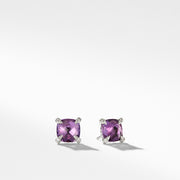 Chatelaine Earrings with Amethyst and Diamonds
