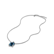 Chatelaine Pendant Necklace with Hampton Blue Topaz and Diamonds