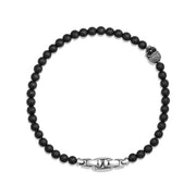 Spiritual Beads Skull Bracelet with Black Onyx