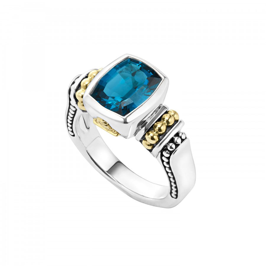 Caviar Color Gemstone Ring