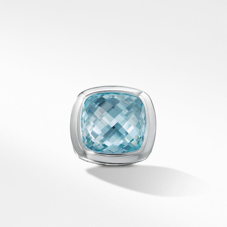 Albion Statement Ring in Blue Topaz