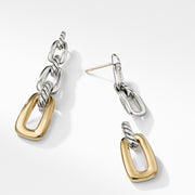 Wellesley Link Drop Earrings with 18K Gold