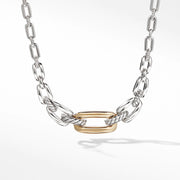 Wellesley Link Short Necklace with 18K Gold