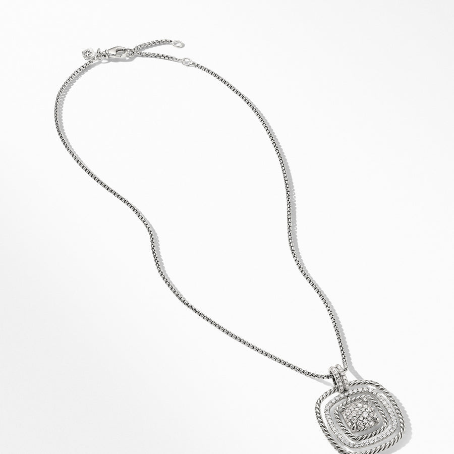 Chatelaine Pave Pendant Necklace