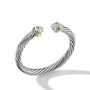 Cable Classics Collection Bracelet with Diamonds and 18K Gold