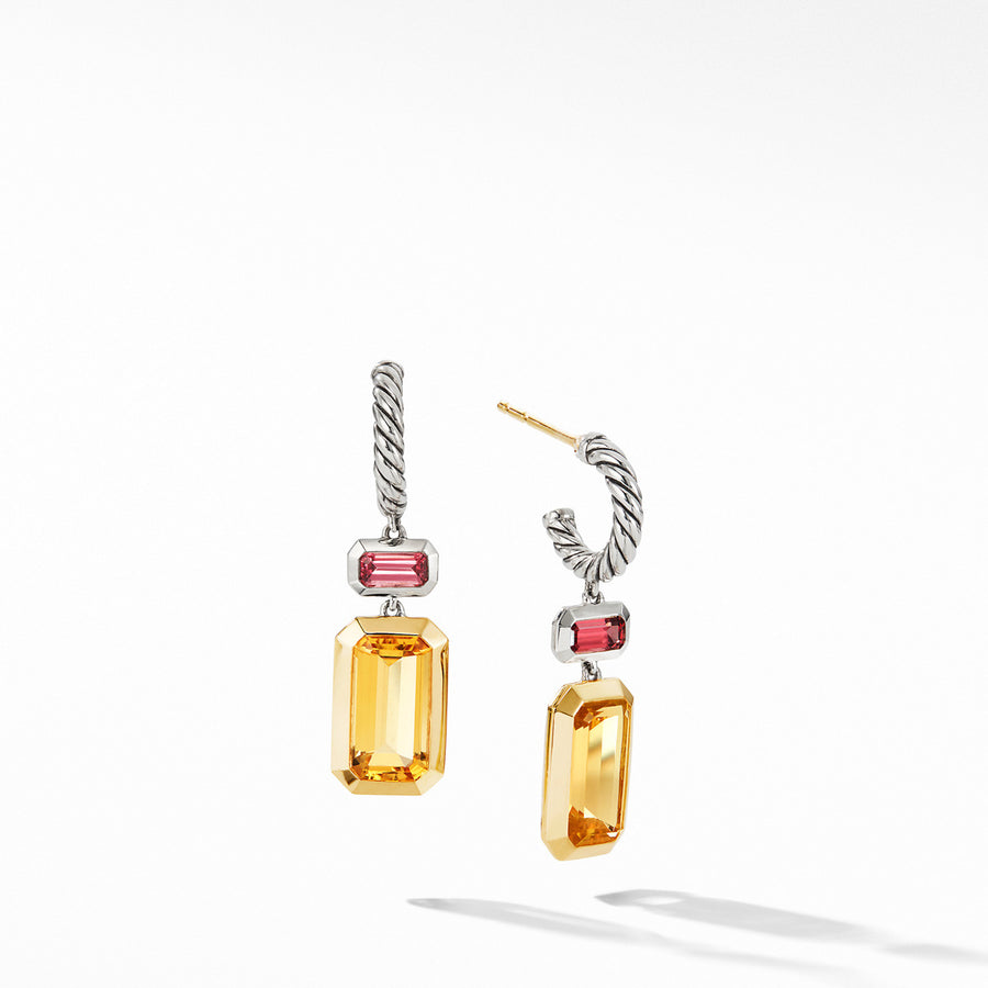 Novella Drop Earrings with Citrine and 18K Yellow Gold