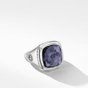 Albion Ring with Black Orchid