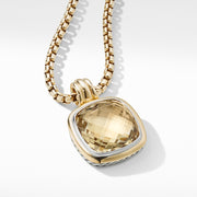 Albion Pendant with Champagne Citrine and 18K Yellow Gold