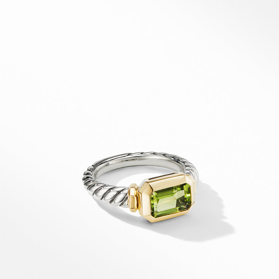Novella Ring with Peridot and 18K Yellow Gold