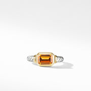 Novella Ring with Madeira Citrine and 18K Yellow Gold
