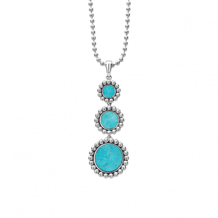 Maya Turquoise Drop Pendant Necklace