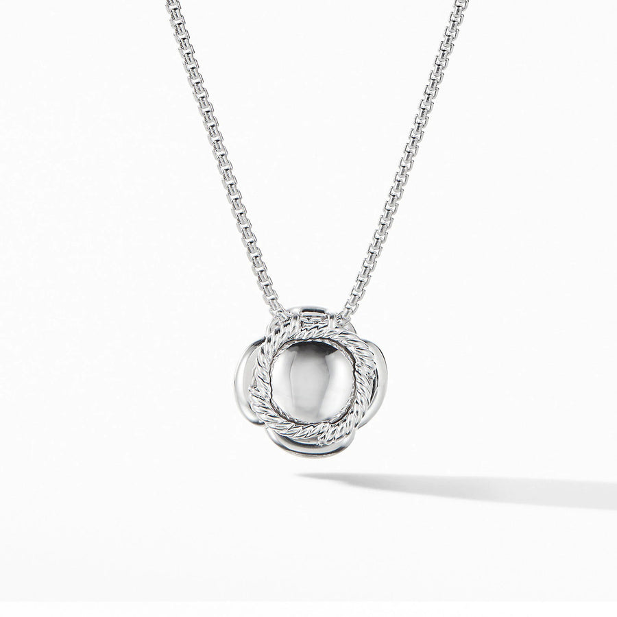 Continuance Pearl Pendant Necklace with Diamonds