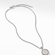 Initial Charm Necklace with Diamonds