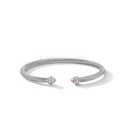 Cable Classic Bracelet with Morganite and Diamonds