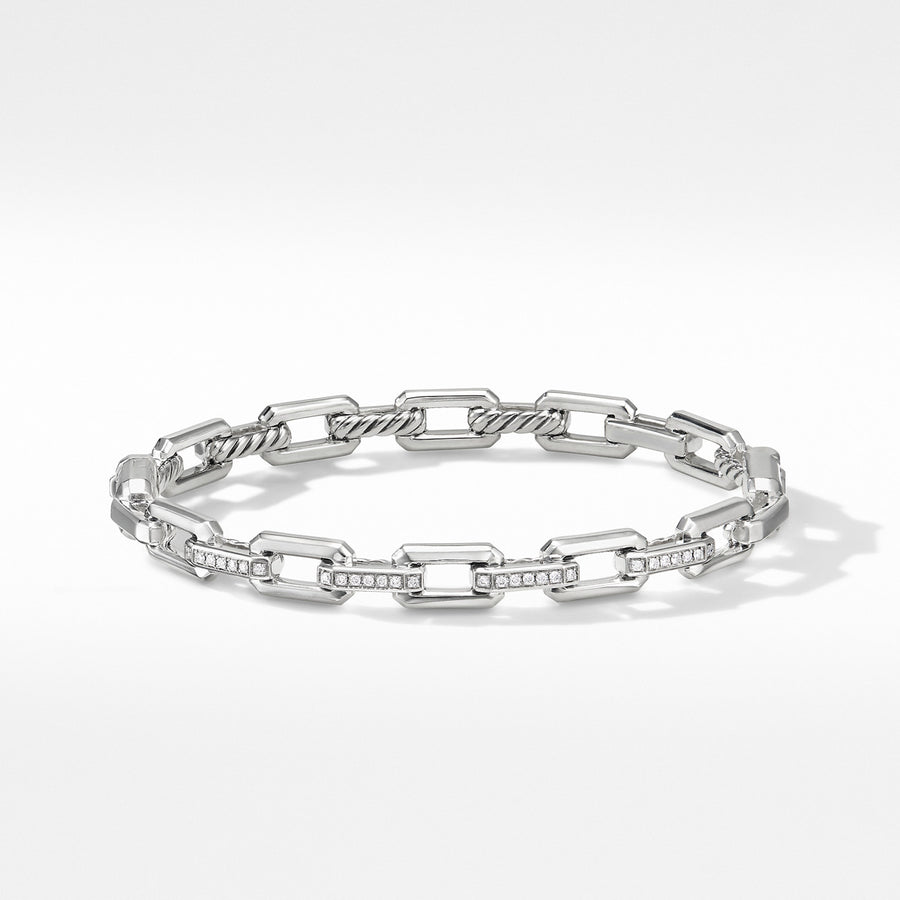 Stax Link Bracelet with Diamonds